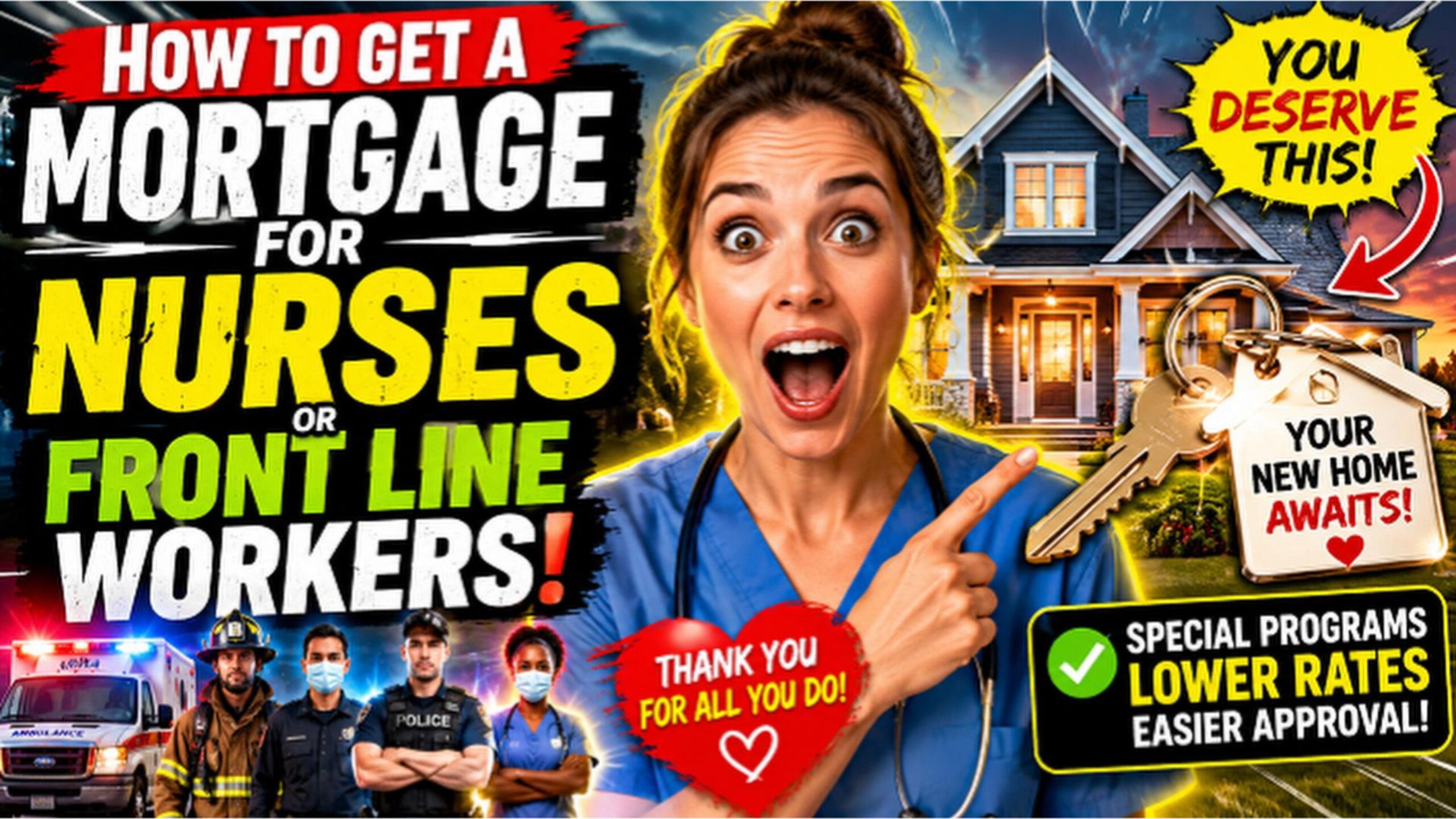 Mortgages for Nurses, healthcare and front line workers